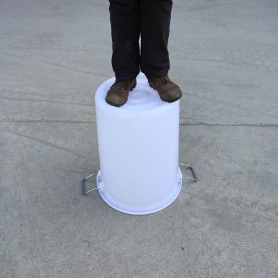Plastic bucket round thickened with lid drum (1)