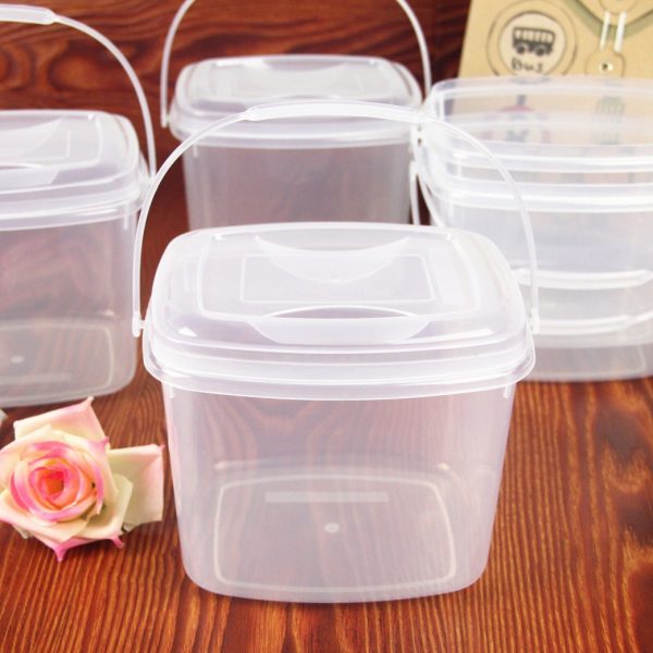 High quality plastic square bucket (4)