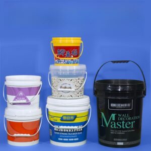  Food Grade Thickened Plastic Buckets for Paint, Ink, and Chemical Storage