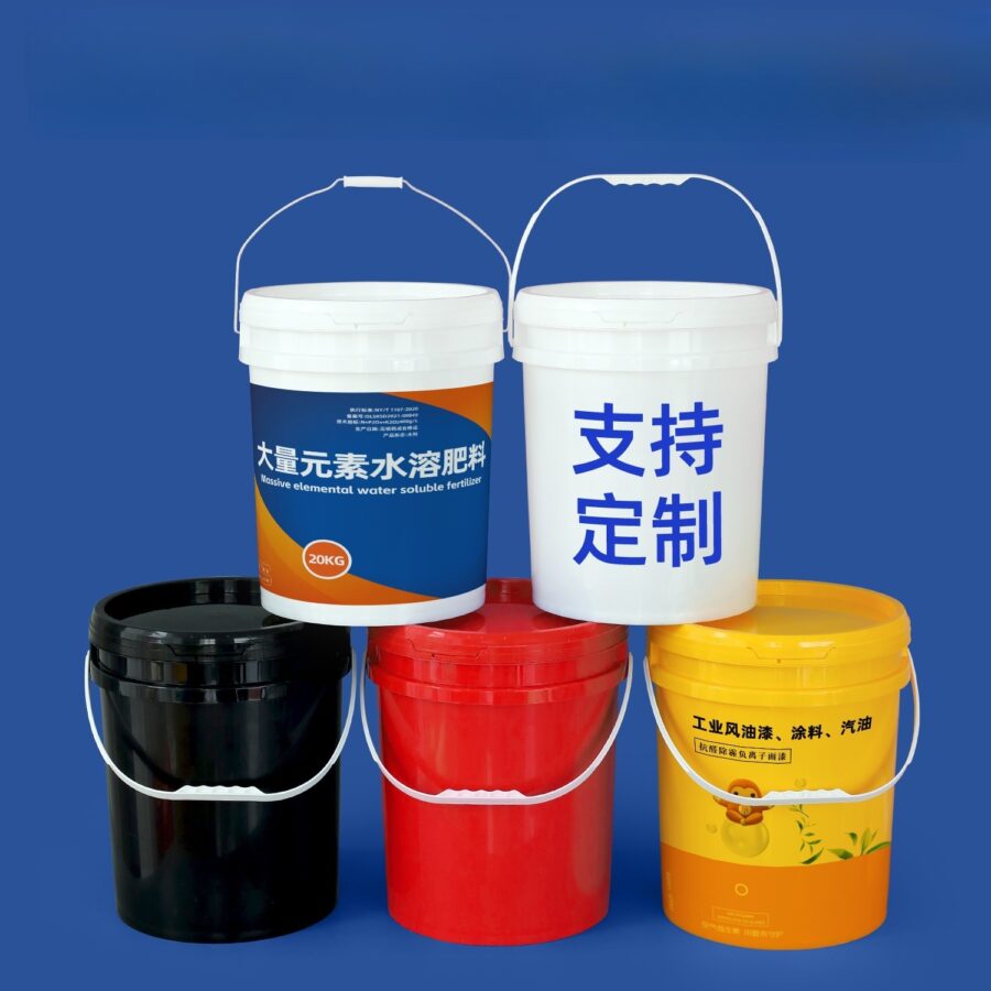 20L 25L Food-Grade Plastic Barrel for Lubricants, Paint, and Chemicals with Oil Spout Cap