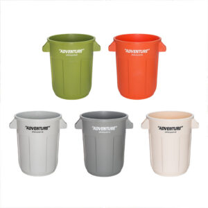  25L Large-Capacity Plastic Storage Bucket for Home and Camp Gear