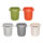 25L Large-Capacity Plastic Storage Bucket for Home and Camp Gear