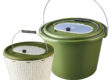 5L 10L Outdoor Waterproof Collapsible Plastic Fishing Bucket with Double Drain