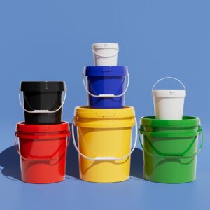 Custom PP Food-Grade Plastic Barrel with Screen and Heat Transfer Printing