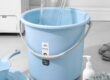Haogle Factory Direct Sale Plastic Water Bucket with Handle for Cleaning (Blue, Green, Pink)