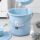 Haogle Factory Direct Sale Plastic Water Bucket with Handle for Cleaning (Blue, Green, Pink)