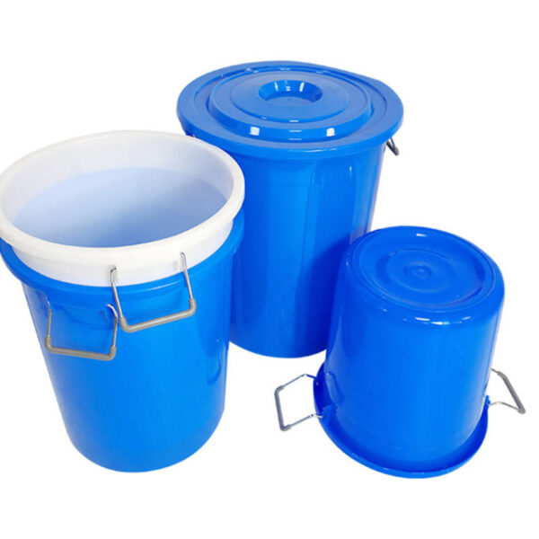 Open Top Round Plastic Bucket for Water Storage - 50L to 380L
