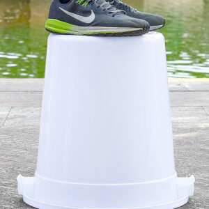 Large Capacity Round Plastic Storage Bucket for Water, Food-Grade