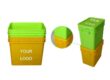 Square Plastic Bucket with Lid – 1L to 25L Chemical Use Container