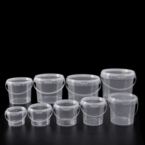 Airtight Round Plastic Bucket with Tamper-Evident Lid for Bulk Storage