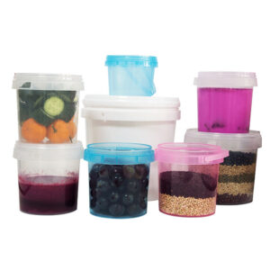 Wholesale Custom Round Plastic Food Containers with Lids - Cheese Storage