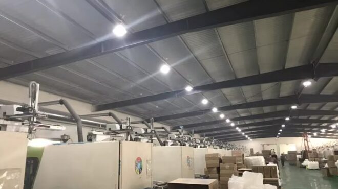 Injection molding machines producing plastic buckets efficiently