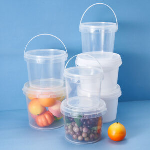 food grade round plastic bucket