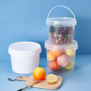 food grade round plastic bucket
