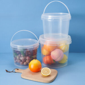 food grade round plastic bucket