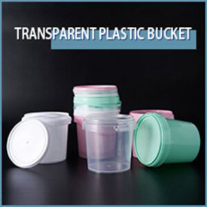 food grade round plastic bucket
