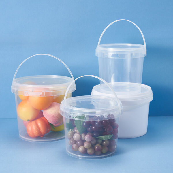 food grade round plastic bucket