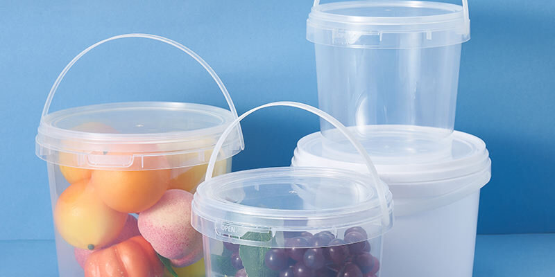 food grade round plastic bucket