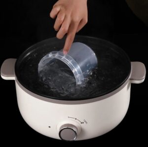 Transparent food grade sauce bucket