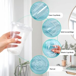 Transparent plastic fruit bucket
